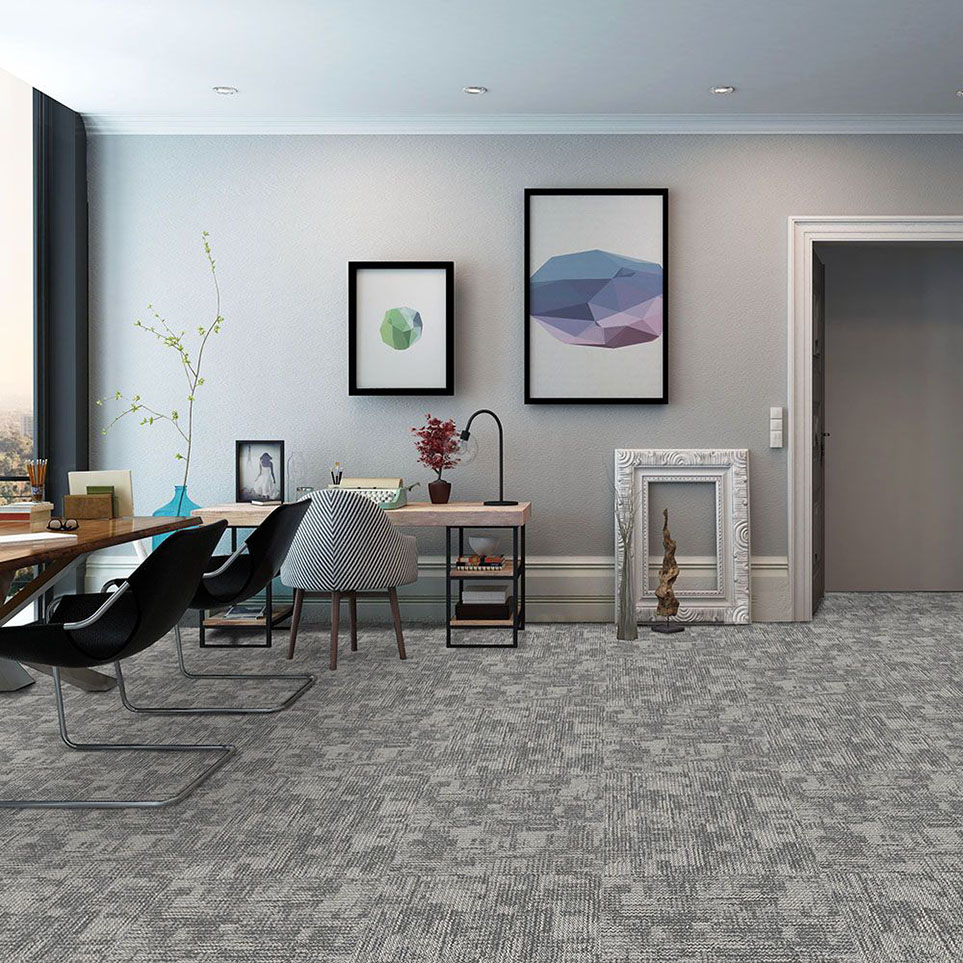 installed carpet tiles