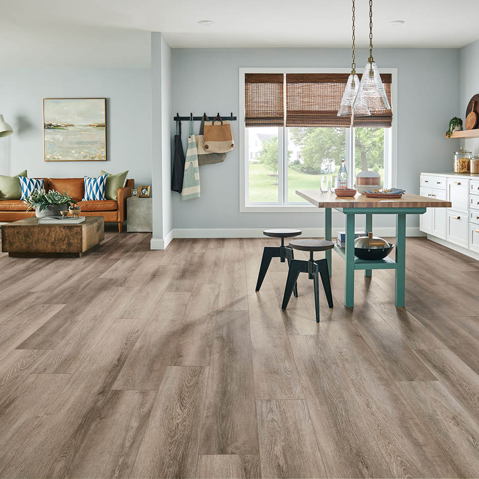 installed hardwood flooring